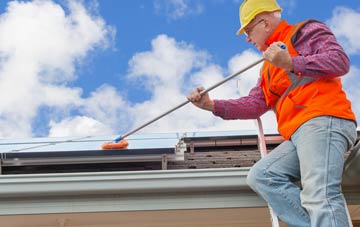 Pit soft wash roof cleaning